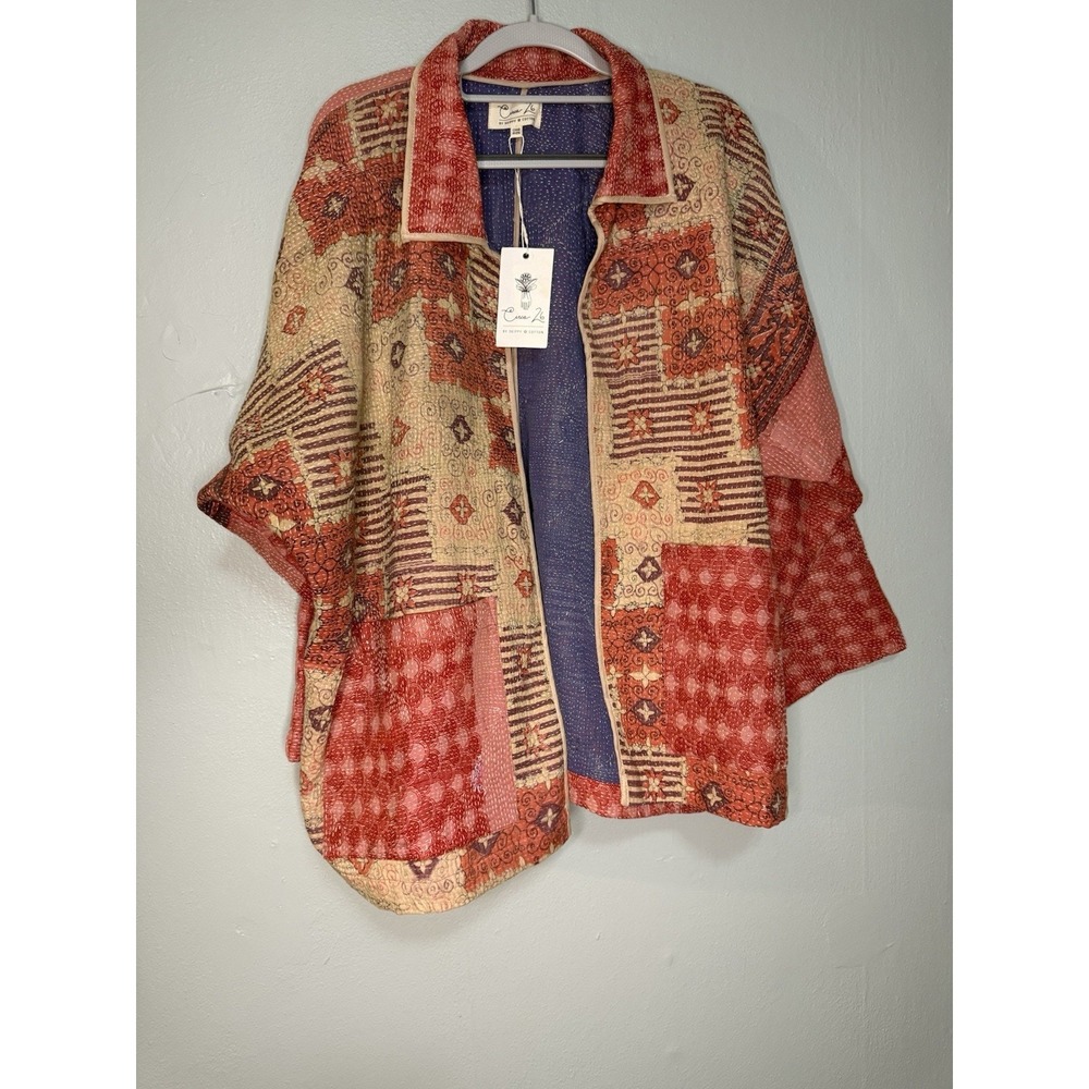 NWT Circa 26 XSkippy Cotton patchwork oversized quilted boho CottageCore Prairie